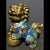 Pair of Vintage Cloisonné Enamel Guardian Lions – Gilt Bronze Wealth Foo Dogs For Sale - Image 10 of 10