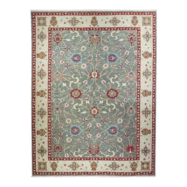 Turkish Sumak Rug 8'11'' X 11'11'' For Sale
