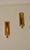 Pair Of Mid Century Style 24K Swedish Brass Sconces by Scandia Both sconces are in very good condition Signed: Scandia...