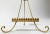 Metal Vintage Italian Tole Gilt Rosette Table Easel For Sale - Image 7 of 7