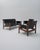 Brutalist Castilian Sofa and Lounge Chairs attributed to Paco Muñoz for Darro, 1960s, Set of 3 For Sale - Image 9 of 17