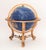 Modern Semi-Precious Stone Inlaid Revolving Globe on Copper Stand For Sale - Image 11 of 15