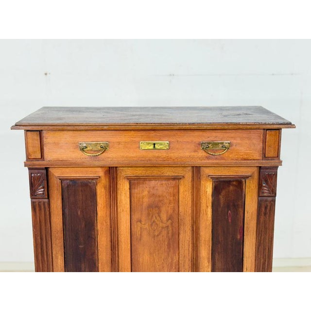 Antique Gründerzeit Cabinet in Wood, 1900 For Sale - Image 4 of 16
