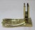 1900 - 1909 Art Nouveau Brass Pipe and Matchbox Holder For Sale - Image 5 of 10