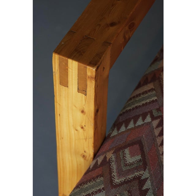 Dutch Pine Armchair, 1970s For Sale - Image 13 of 14