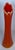 Glass Pair of Bright Orange l.e. Smith Bittersweet Vases For Sale - Image 7 of 14