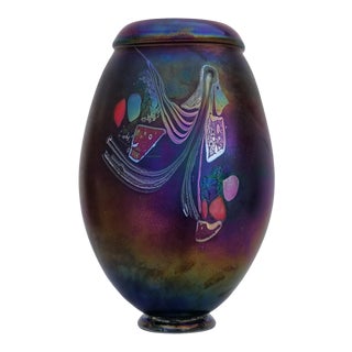 Vintage Used Purple Vases Chairish