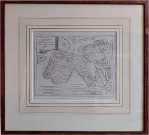 Antique Map of Southern Zeeland by Von Reilly, 1790
