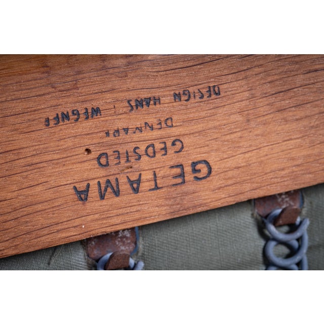 Vintage Danish GE 240 Chair in Oak by Hans J. Wegner for Getama, 1960s For Sale - Image 11 of 12