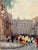 Mid 20th Century Mid 20th Century Exquisite Marcel Brisson Place De La Concorde, Paris, Street Scene Framed Oil Painting For Sale - Image 5 of 8