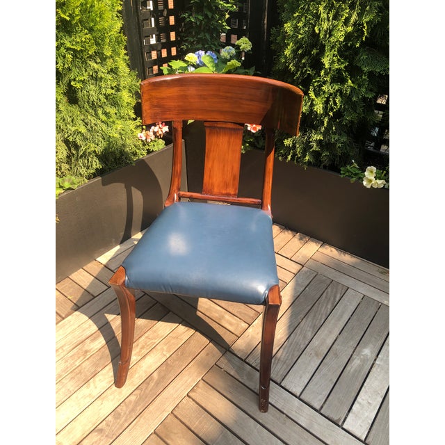 Designer Klismos Dining Chairs - Set of 6. Recently Refinished. For Sale In Boston - Image 6 of 10