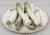 Green Antique 18th Century French Tin Glaze Faience Delft Tromp l'Oeil Plate With Vegetable Sculpture of Leeks For Sale - Image 8 of 11
