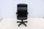 Knoll Bulldog Executive Ergonomic Office Desk Chair in Black Leather, Adjustable For Sale In New York - Image 6 of 18