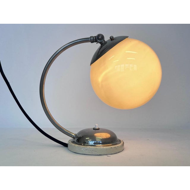 - Czechoslovakia, 1930s - New electricity - US compatible - one bulb any wattage - chrome in very good condition with...