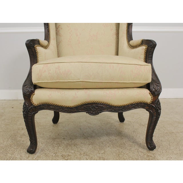 Ej Victor French Louis XIV Upholstered Parlor Chair For Sale In Philadelphia - Image 6 of 13
