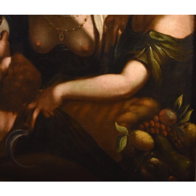 Giovanni Battista Paggi, Venus Bacchus Ceres, 1620, Oil on Canvas, Framed For Sale - Image 4 of 14