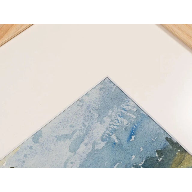 A. Chardeyron, Pines in the Field, 1928, Watercolor on Paper, Framed For Sale - Image 6 of 10