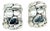 Late 20th Century John Hardy Estate Men Cufflinks Sterling Silver, A Pair For Sale