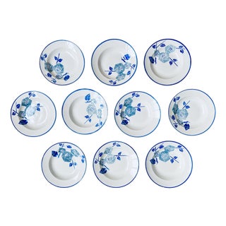 Vintage Art Deco Soup Plates from K&G Lunéville, 1940s For Sale
