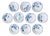 Vintage Art Deco Soup Plates from K&G Lunéville, 1940s For Sale