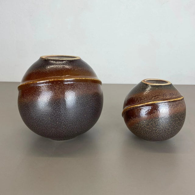 Ceramic Pottery Orion Vases from Dümler and Breiden, Germany, 1970s, Set of 2 For Sale - Image 15 of 18