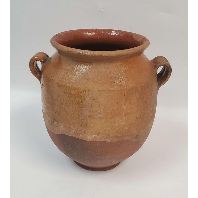 Ceramic Vintage French Terracotta Confit Pot For Sale - Image 7 of 13