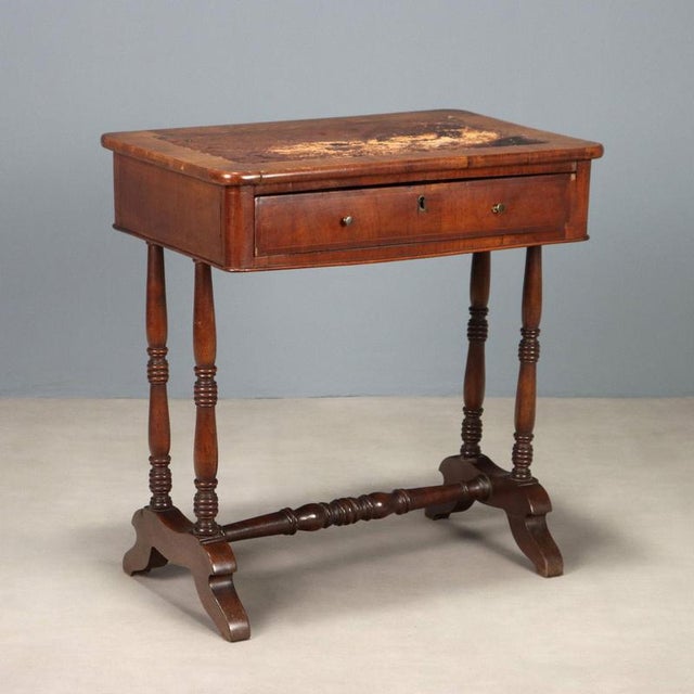 Italian Writing Desk in Cherrywood For Sale - Image 10 of 10