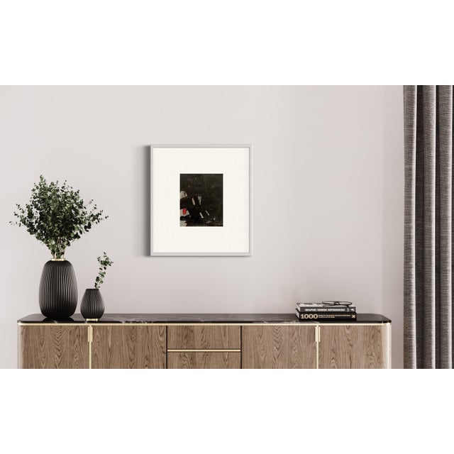 "The Roads I See #4" Abstract Painting on Paper by Ben Junta For Sale - Image 4 of 4