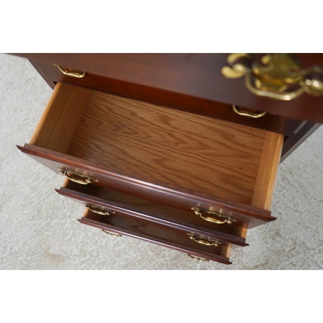 Colonial Mahogany 6 Drawer Lingerie High Chest For Sale - Image 4 of 15