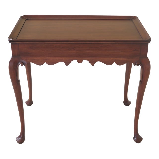 Henkel Harris Queen Anne Cherry Tea Table Chairish