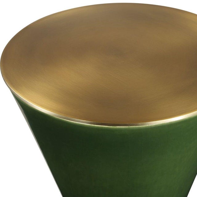 This midcentury modern style narrow side table combines sculptural design with versatile everyday functionality, featuring...