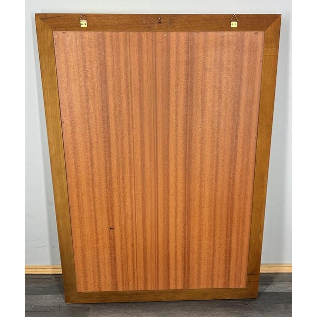 Wood Vintage French Carved Wall Mirror For Sale - Image 7 of 8