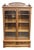 Victorian Eastlake Walnut and Burl Wood Bookcase Cabinet For Sale