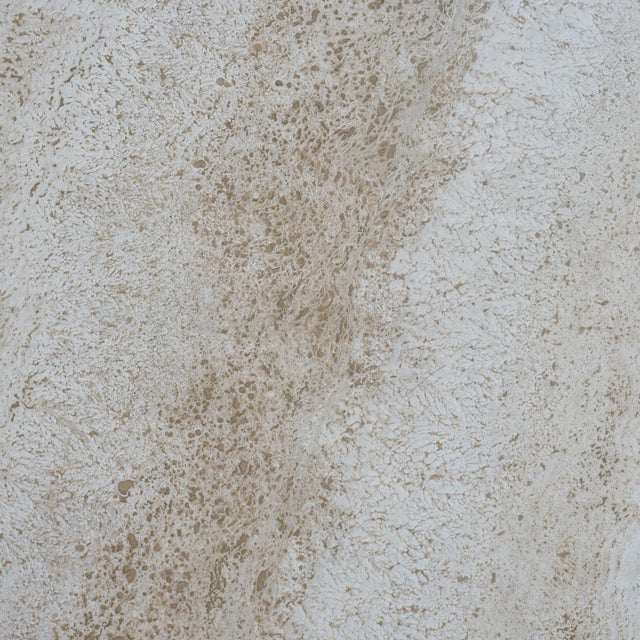 Stone 1980s Modernist Travertine Coffee Table For Sale - Image 7 of 11