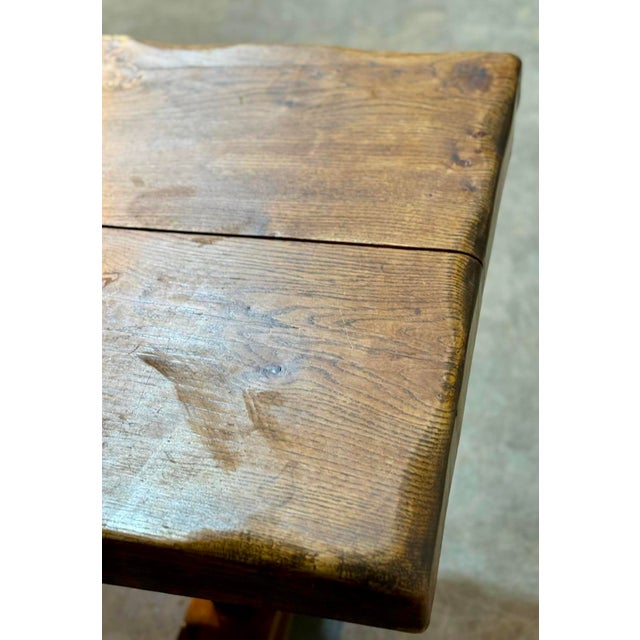 Antique Farmhouse Dining Table in Oak, 1900 For Sale - Image 9 of 18