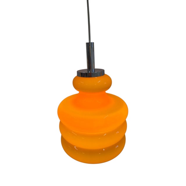 Tan Vintage Space Age Lamp from Peill & Putzler, 1970s For Sale - Image 8 of 16
