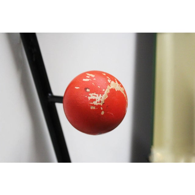 1950s Mid-Century French Multi-Colored Coatrack, 1950s For Sale - Image 5 of 8