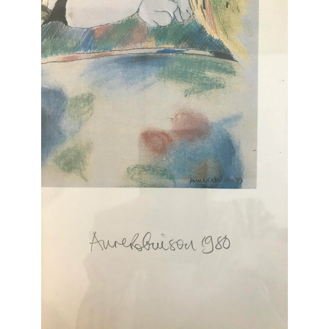 Lovely signed Anne Robinson Vintage Barn lithograph. The subject is enhanced by a thick natural barn wood frame. Ready to...