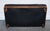 Large Tetrad Constable Ottoman in Blue Fabric and Leather Base For Sale - Image 12 of 15