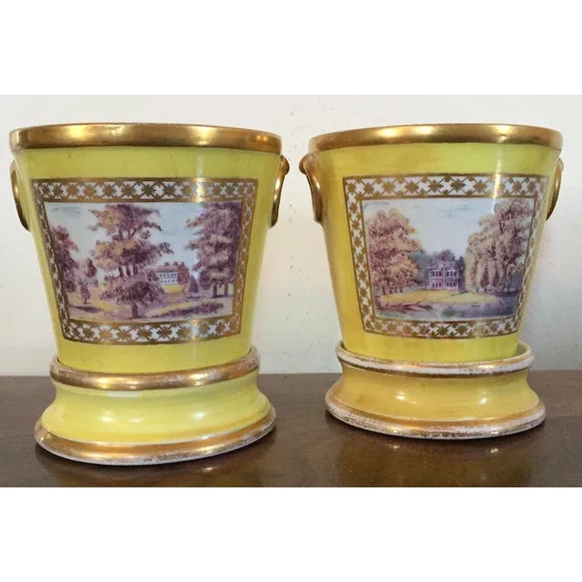 1800 - 1805 English Regency Cachepot Vase - A Pair For Sale In New York - Image 6 of 11