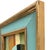 Contemporary Abstract Oil Painting in Vintage Blue Painted Frame For Sale In New York - Image 6 of 6