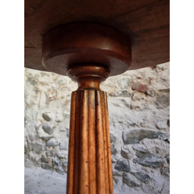 Antique Louis XVI Plant Stand in Walnut, 1900 For Sale - Image 9 of 18