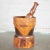 Vintage Mid-Century Modern Mortar and Pestle or Objet d'Art Hand Turned Wood For Sale - Image 9 of 12