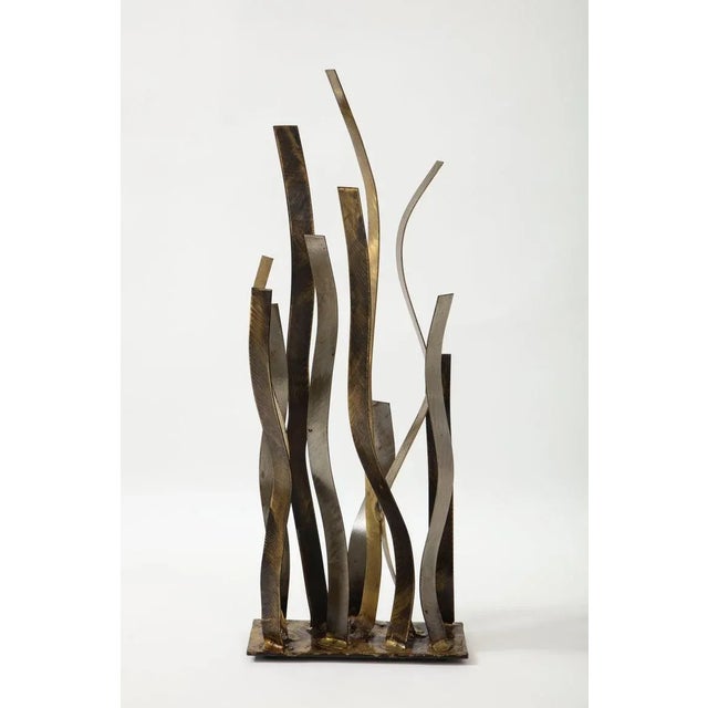 Brass 1970s Silas Seandel Sea Grass Sculpture For Sale - Image 8 of 11