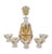 German Lead Crystal Decanter with Glasses, 1960s, Set of 6 For Sale - Image 11 of 11