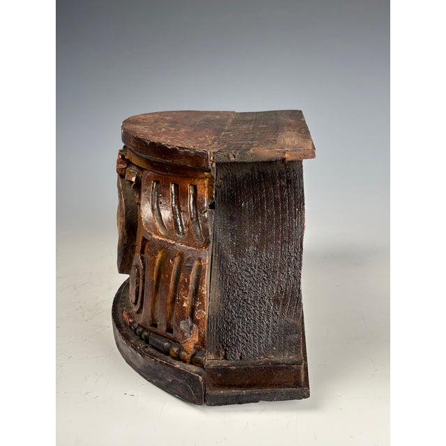 19th Century Southern European Polychrome Church Stand, 1800 For Sale - Image 4 of 14