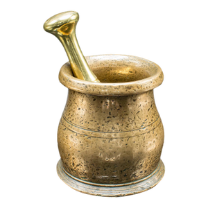 Antique Mortar & Pestle, English, Bronze Apothecary, Kitchen Aid, Carolean, 1670