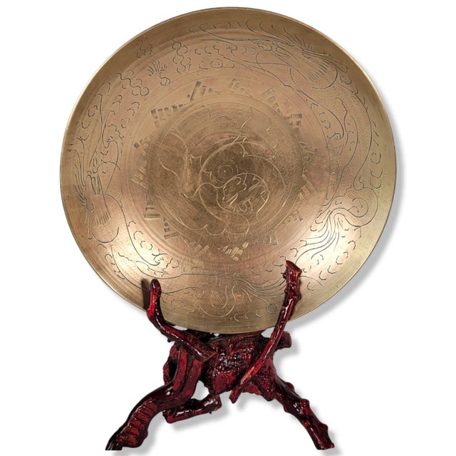 Mid Century Chinese Dragon Serving Bowl For Sale - Image 13 of 13