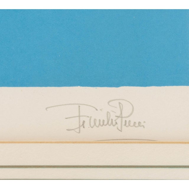 Printmaking Materials Emilio Pucci Abstract Composition Lithograph, 1974 For Sale - Image 7 of 9