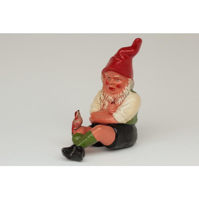 Terracotta Garden Gnome from PGH, 1950s For Sale - Image 6 of 10